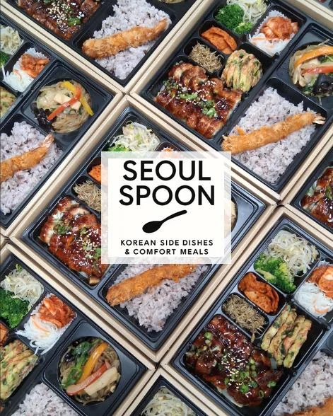 Rows of Seoul Spoon premium dosirak boxes